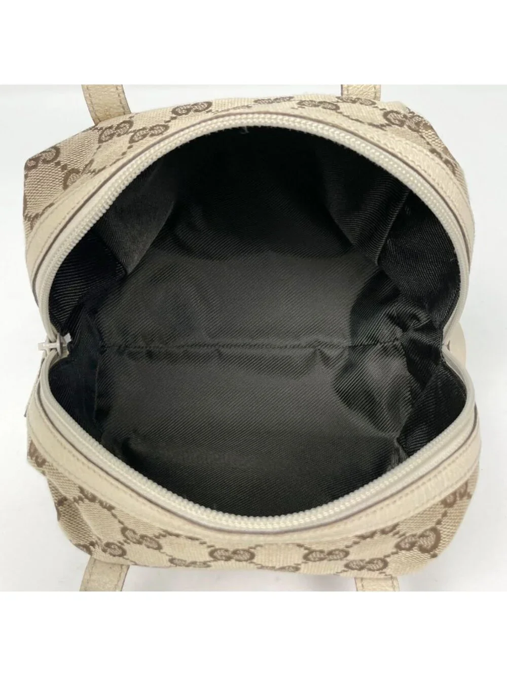 Gucci Handbag GG Pattern Canvas Beige White - Picture 7 of 7